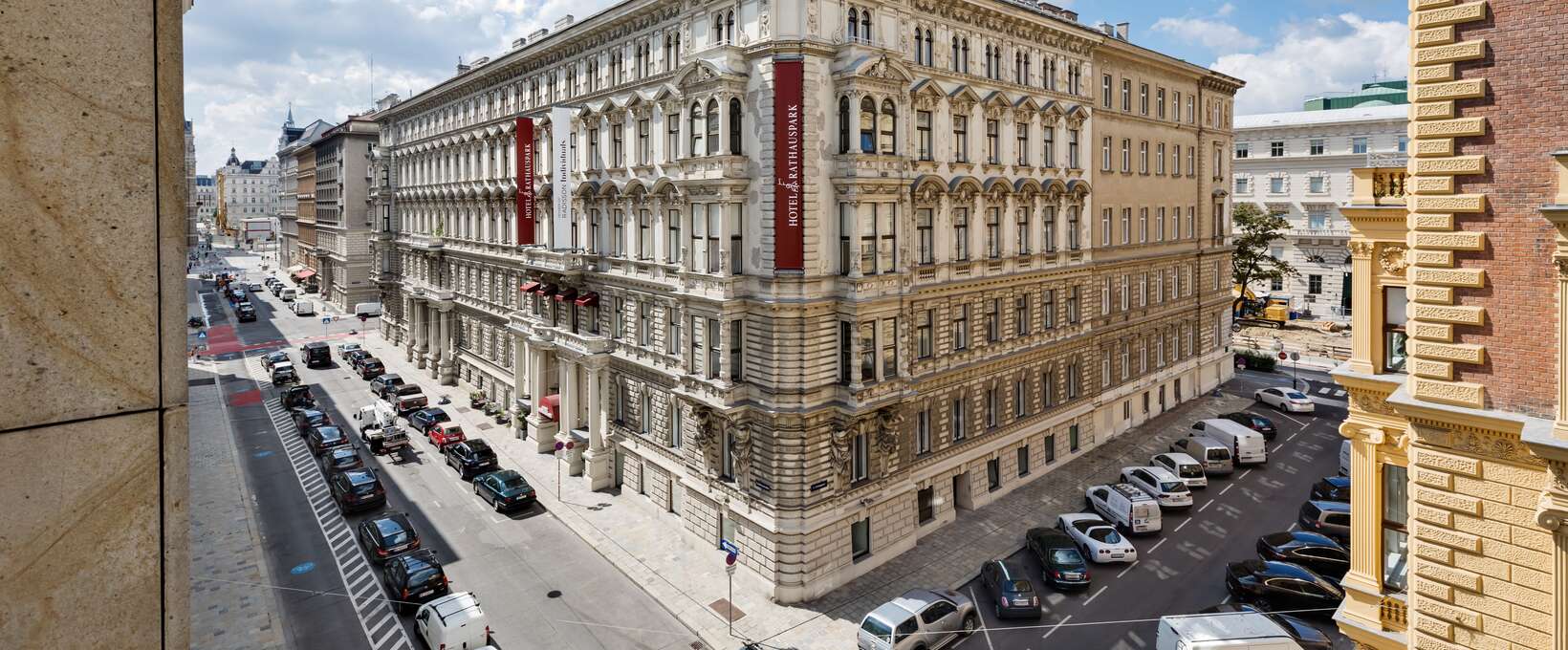 Außenansicht Eingang | Hotel Rathauspark in Wien