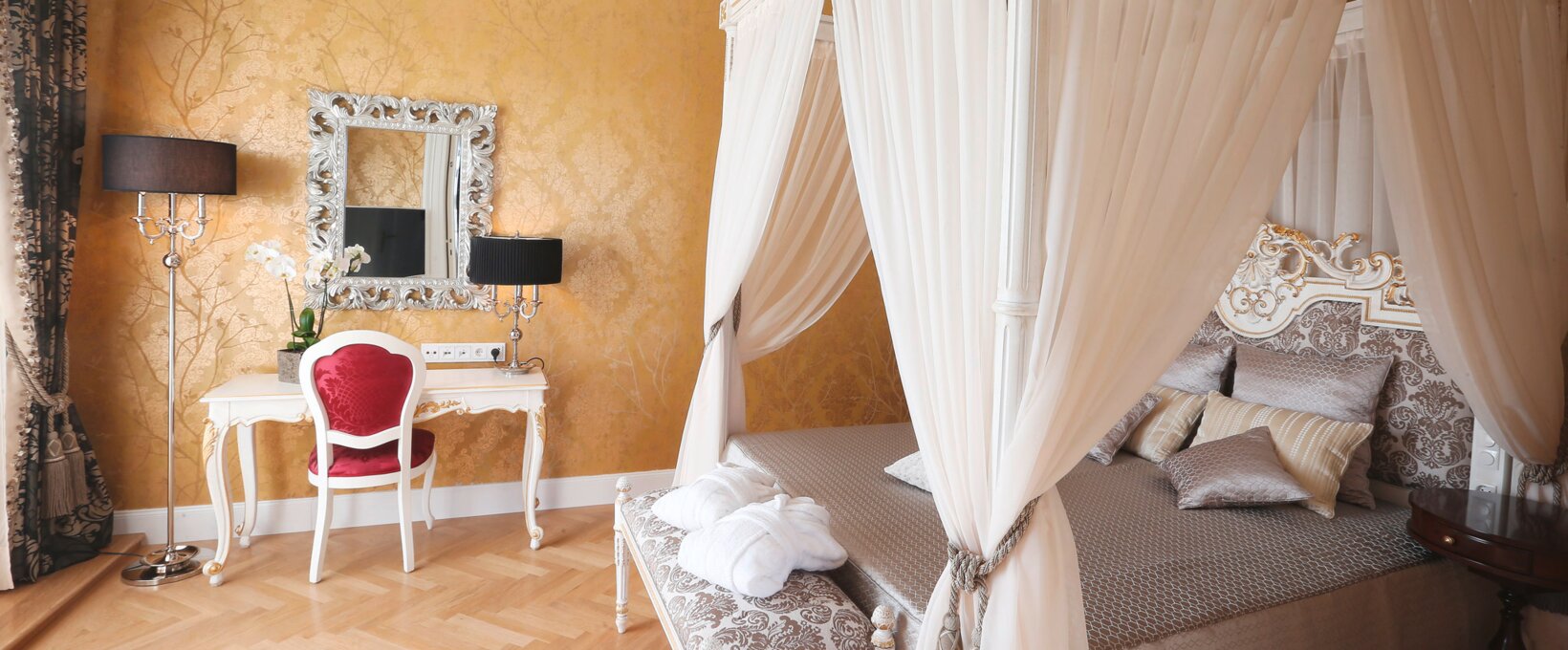 Master´s Schlafzimmer | Schloss Schönbrunn Grand Suite in Wien Master´s Schlafzimmer mit Himmelbett | Schloss Schönbrunn Grand Suite in Wien