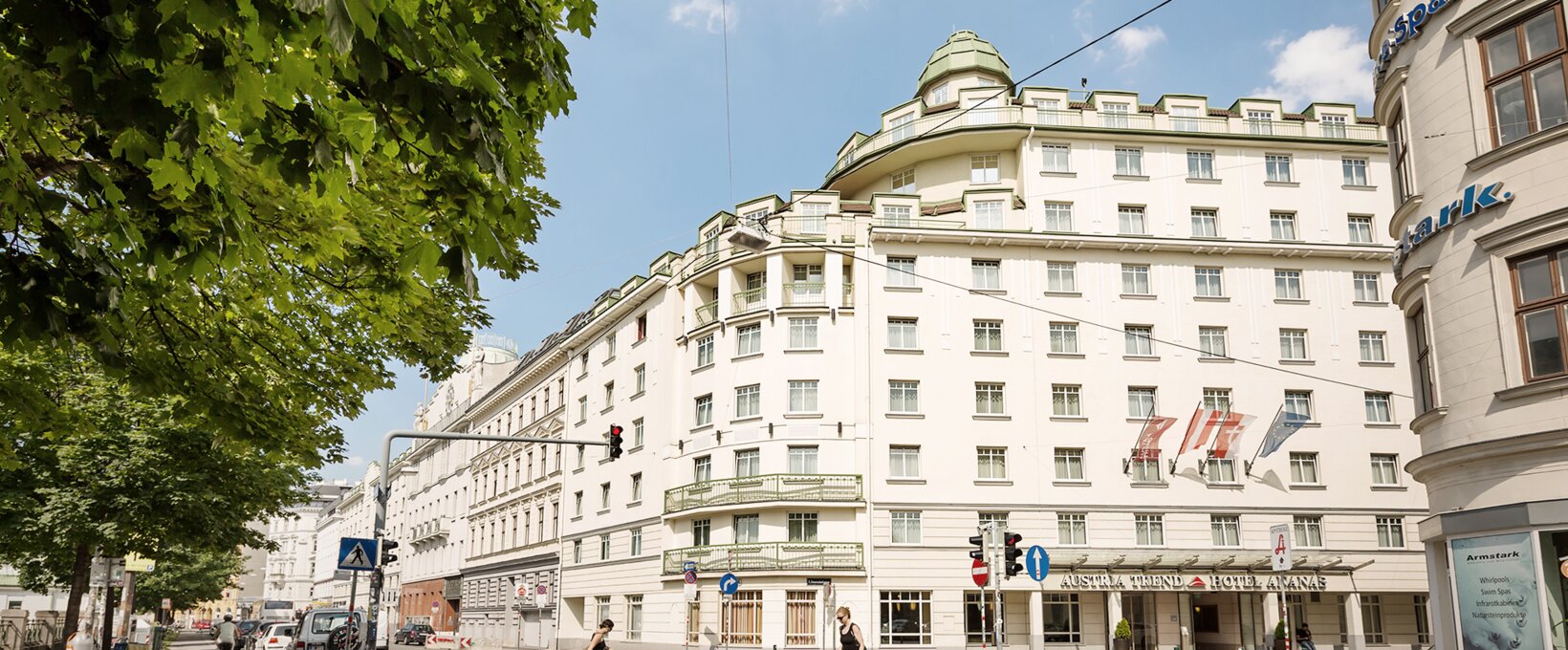 Außenansicht |  Hotel Ananas in Wien Außenansicht Hotelgebäude |  Hotel Ananas in Wien