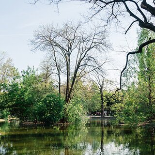 Blick auf den Teich im Wiener Stadtpark. | © Flickr | Nico Kaiser