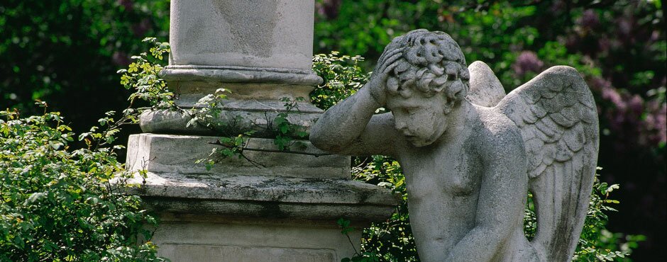 Engelsstatue in einer Wiener Parkanlage. | © Österreich Werbung | Wiesenhofer