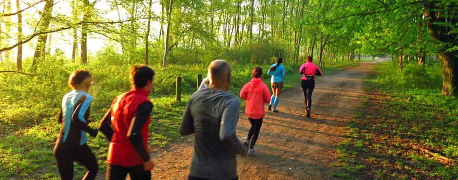 Manche Lauftreffs finden jede Woche an einem anderen Ort statt. | © Walter Kraus