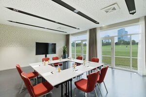 Seminarraum Mira mit Blocktafel | Hotel Bosei in Wien