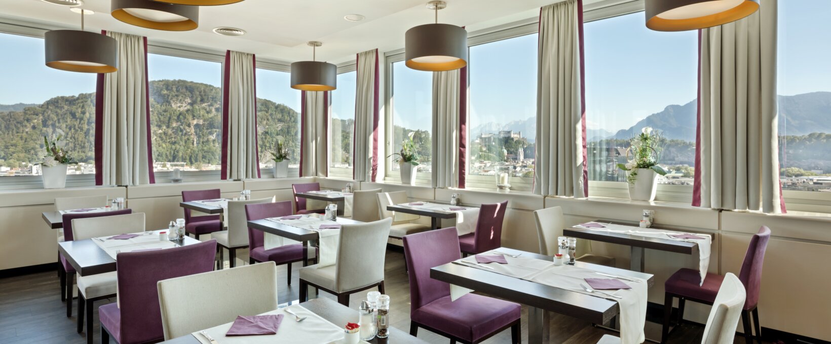 Restaurant | Hotel Europa Salzburg Restaurant mit Ausblick | Hotel Europa Salzburg