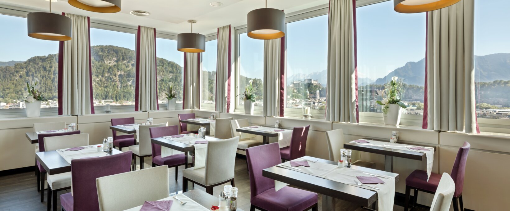 Restaurant | Hotel Europa Salzburg Restaurant mit Ausblick | Hotel Europa Salzburg