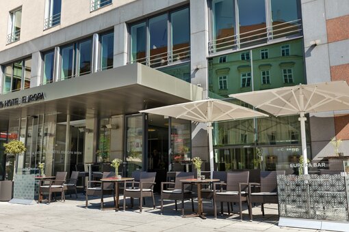Guest garden terrace | Hotel Europa Wien