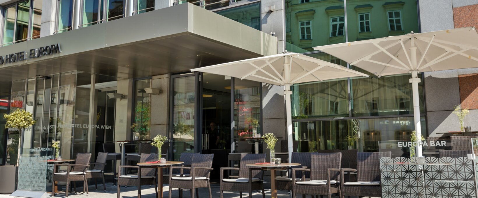 Guest garden terrace | Hotel Europa Wien