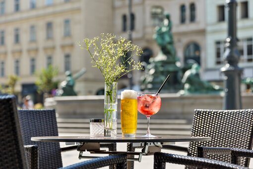Guest garden terrace | Hotel Europa Wien