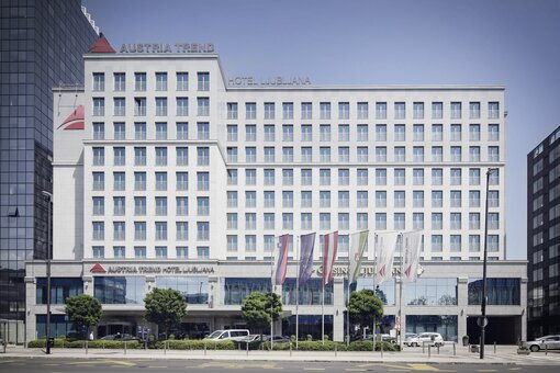 Außenansicht Hotelgebäude | Hotel Ljubljana in Slowenien