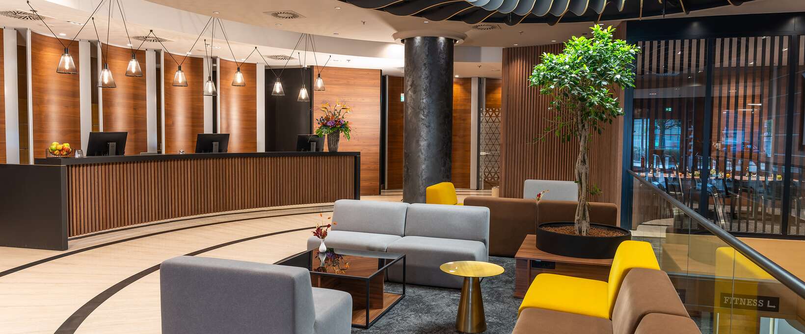 Lobby | Hotel Ljubljana in Slowenien Lobby Eingangsbereich mit Rezeption | Hotel Ljubljana in Slowenien