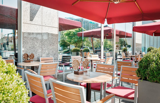 Winners Lounge Gastgarten Terrasse | Hotel Ljubljana in Slowenien