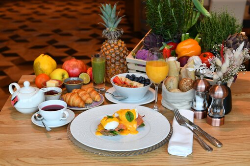 Frühstücksbuffet mit Käse | Hotel Ljubljana in Slowenien