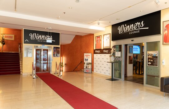 Winners Lounge Eingang | Hotel Ljubljana in Slowenien