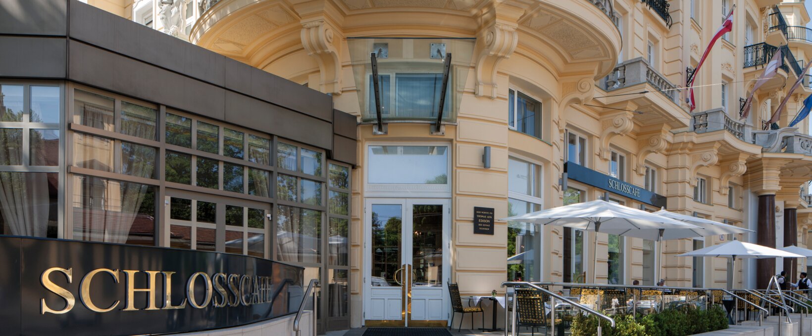 Schlosscafé mit Sitzlounge | Parkhotel Schönbrunn in Wien