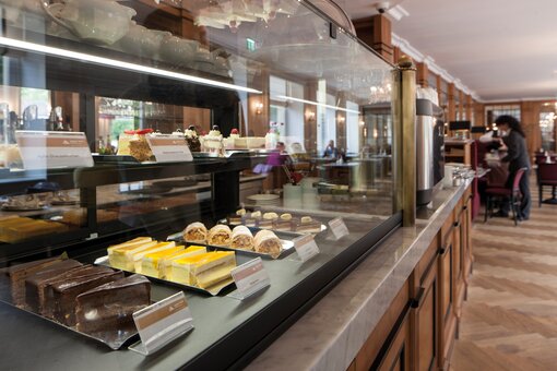 Schlosscafé | Parkhotel Schönbrunn in Wien Schlosscafé mit Frühstückstisch | Parkhotel Schönbrunn in Wien