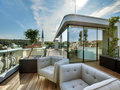 Kaiser Suite Dachterrasse mit Blick auf Schönbrunner Schlosspark | Parkhotel Schönbrunn in Wien