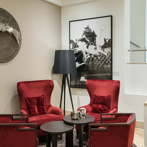 Lobby | Hotel Rathauspark in Vienna Lobby lounge with seating| Hotel Rathauspark in Vienna