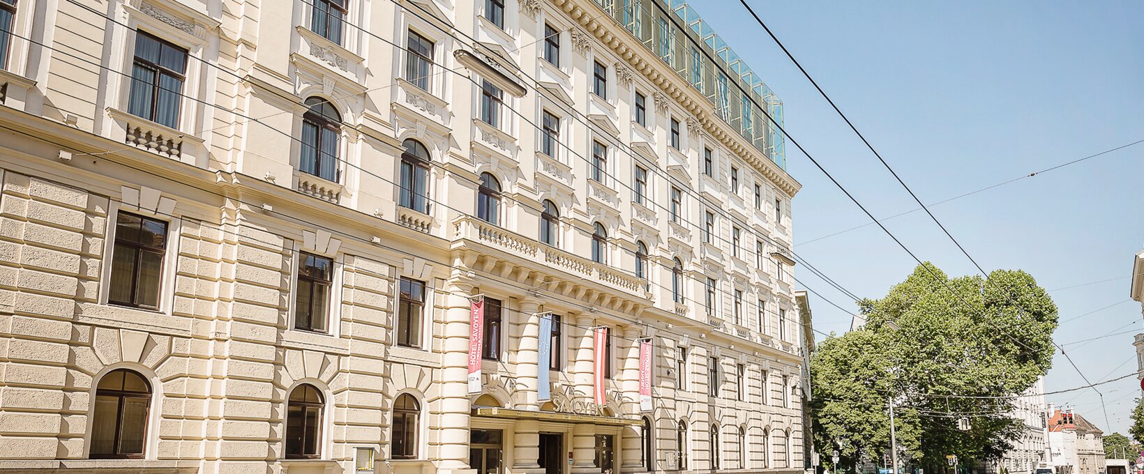 Exterior view hotel building | Hotel Savoyen Vienna