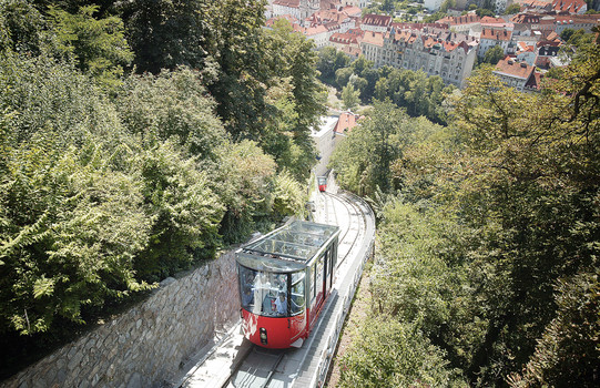 Schlossbergbahn | Graz | © Graz Tourismus | Harry Schiffer