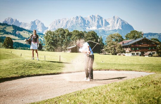 Golf course with golfers | Kitzbühel | © Kitzbühel Tourismus | Michael Werlberger