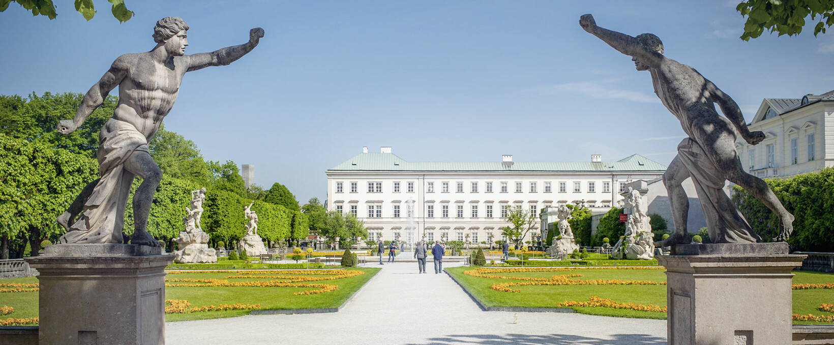 Schloss Mirabell | Salzburg | © Tourismus Salzburg Schloss Mirabell mit Statuen | Salzburg | © Tourismus Salzburg