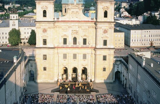 Salzburger Festspiele Übertragung Kapitelplatz | © Tourismus Salzburg