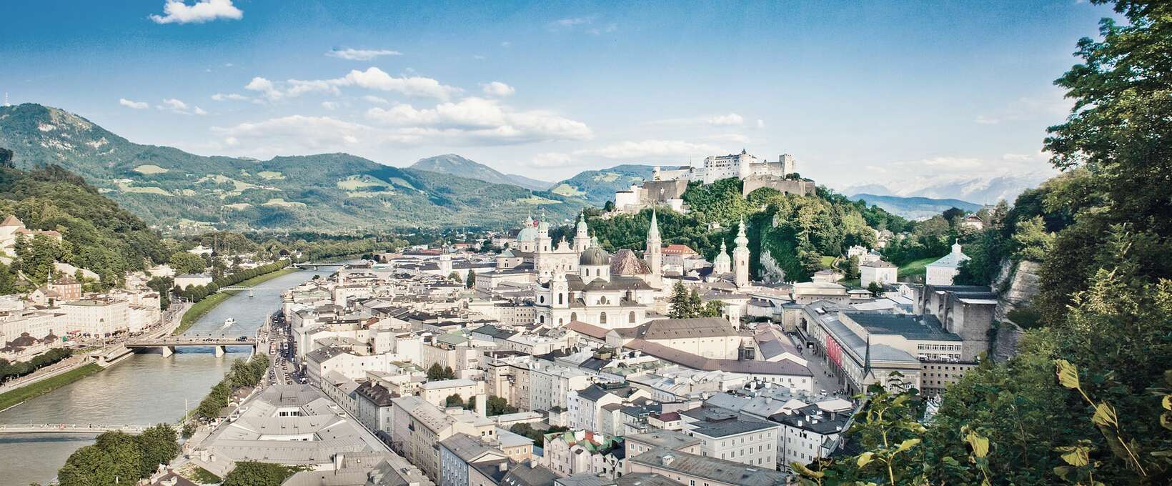 Panorama über die Stadt | Salzburg
