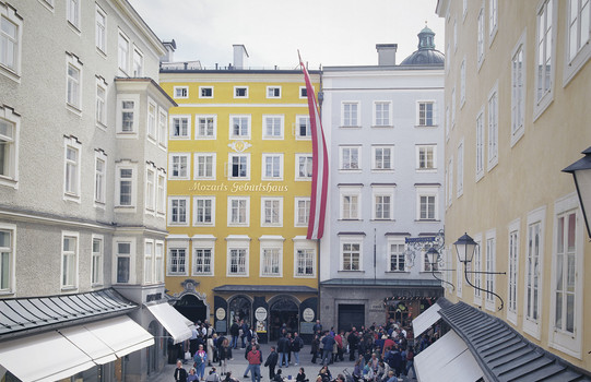 Mozart's birth place at the city center | Salzburg | © Tourismus Salzburg