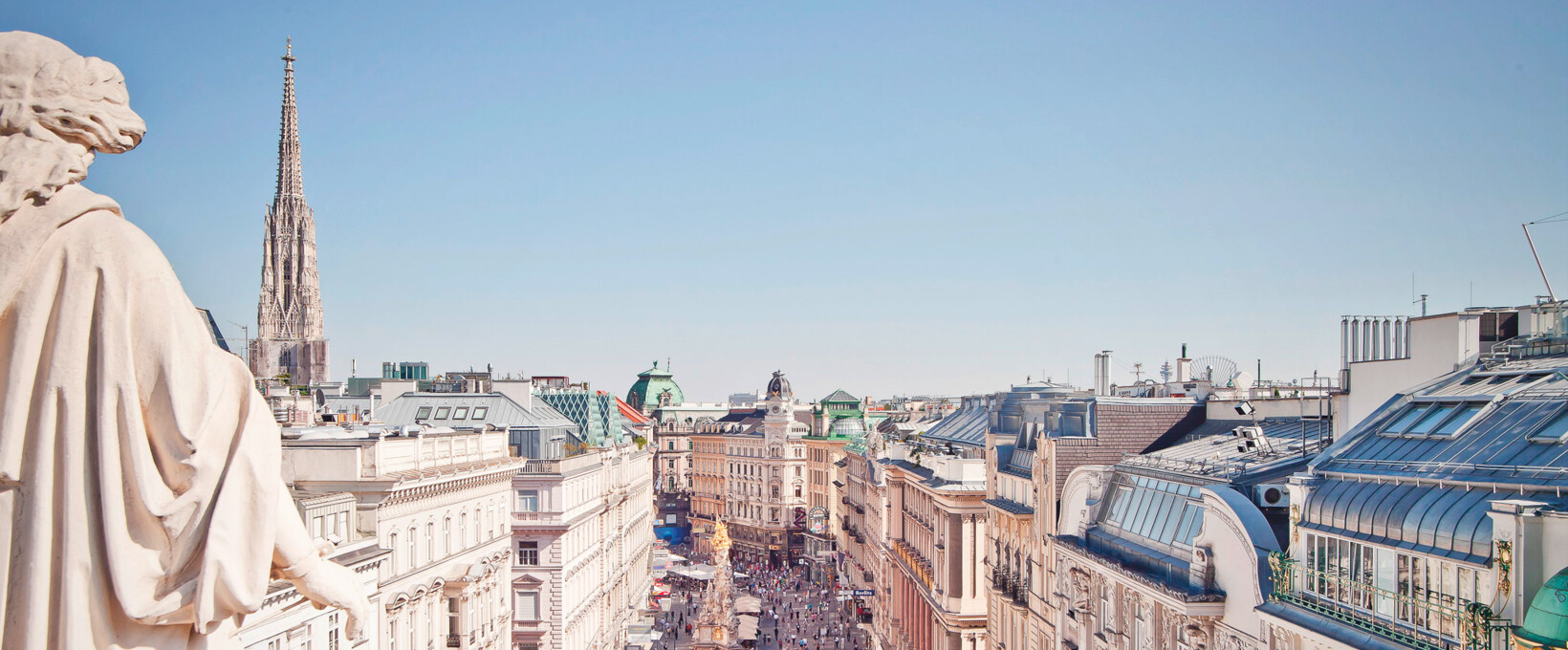 Graben with a view from above | Vienna | © Wien Tourismus | Christian Stemper